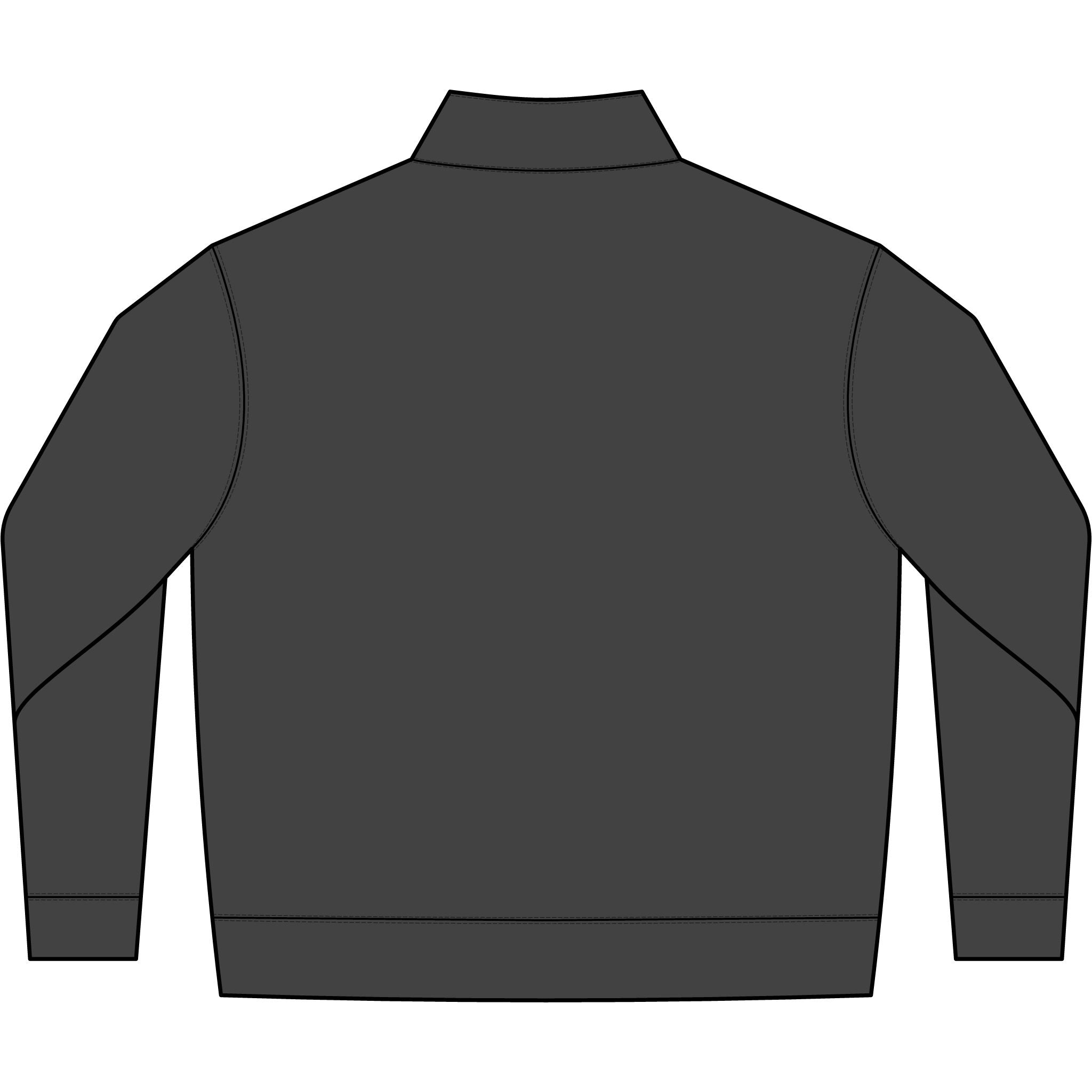 Faded Half-Zip Sweatshirt — Minimal Compass Chest Logo