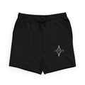 Embroidered Logo Sweatshorts — J.A.D.E.E. Minimal Black Fleece Shorts