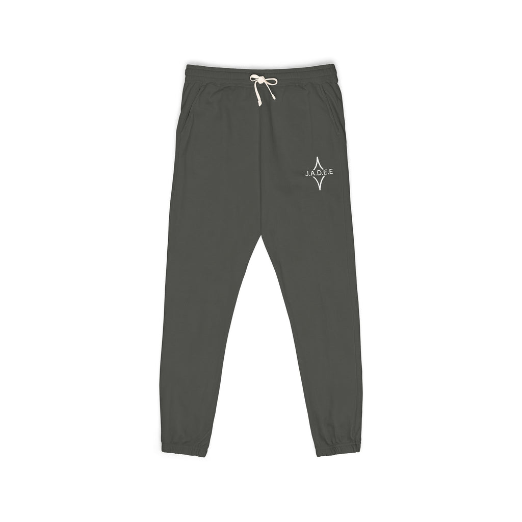 Compass Logo Fleece Sweatpants — Cozy Garment-Dyed Joggers